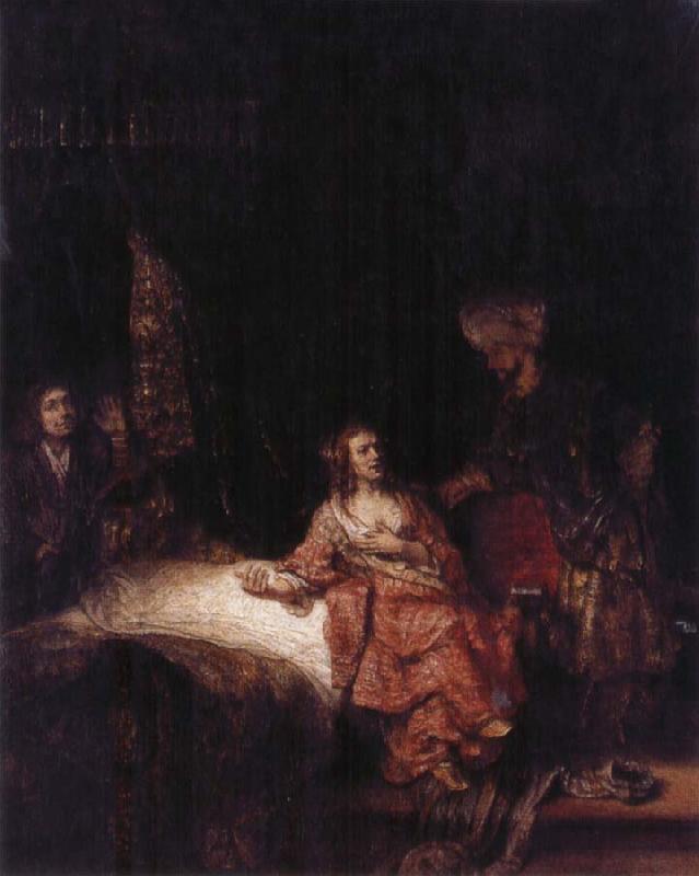 REMBRANDT Harmenszoon van Rijn Joseph Accused by Potiphor-s Wife